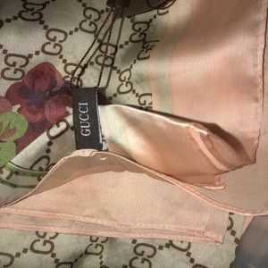Authentic silk Gucci Scarf Wrap